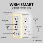 Multi Plug Outlet Surge Protector - Image 5
